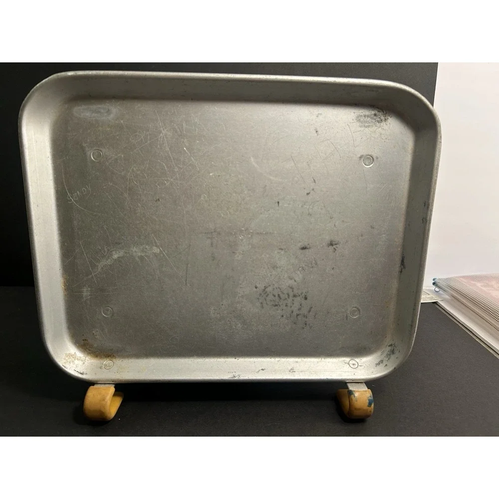 TraCo Vintage Aluminum Drive-In Car Hop Window Serving Tray Dallas, USA